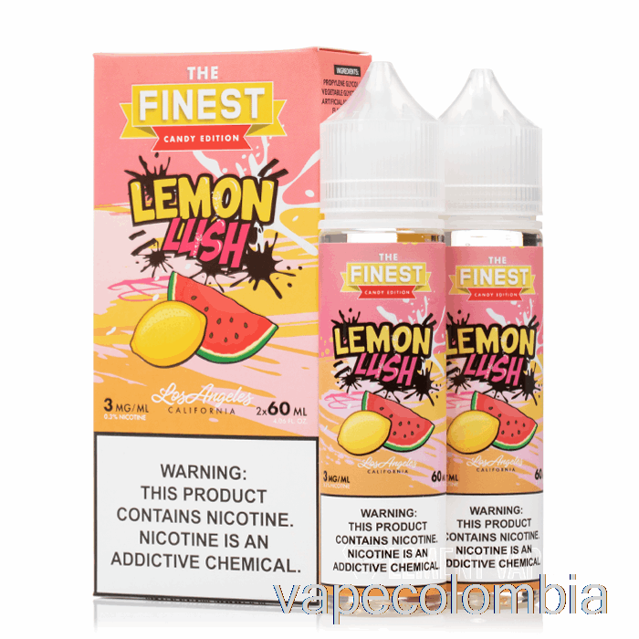 Vape Desechable Limón Exuberante - La Edición De Dulces Más Finos - 120ml 6mg